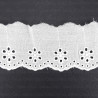 Lace 40mm/1 or 19.8m cream English embroidery 4021