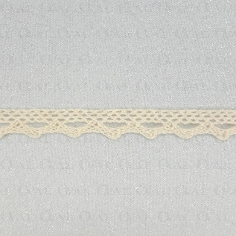 Koronka bawełniana 20mm /1 m ecru   3804
