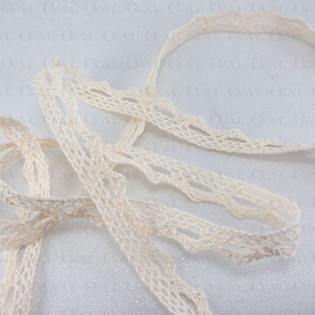 Koronka bawełniana 20mm /1 m ecru   3804