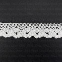 Koronka bawełniana 23mm /13m biała 3138