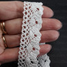 Cotton lace 23mm /13m white 3138