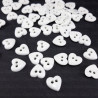 Polyester buttons 200 pcs white 1078