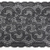Koronka elastyczna 210mm/1m czarna 5525 PU8