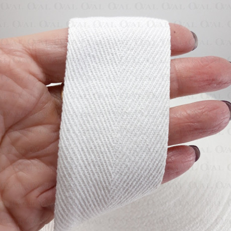 Taśma bawełniana jodełka 50mm/50m 5527