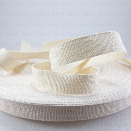 Taśma bawełniana płócienna 13mm / 50m beż 5528