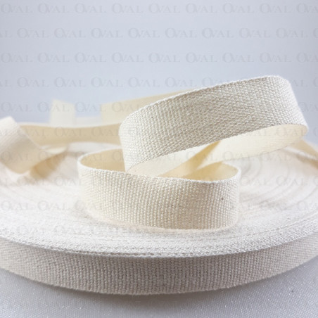 Taśma bawełniana płócienna 13mm / 50m beż 5528
