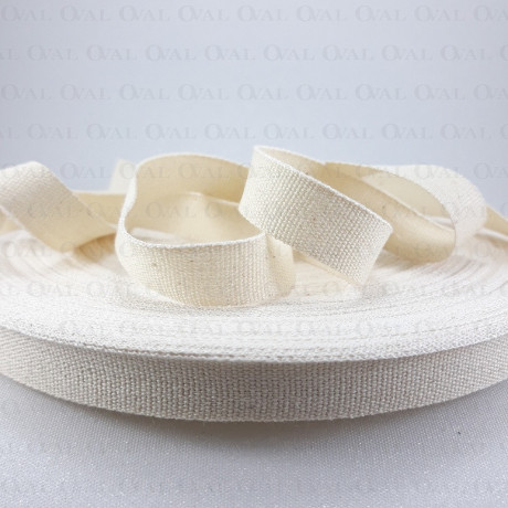 Taśma bawełniana płócienna 13mm / 50m beż 5528