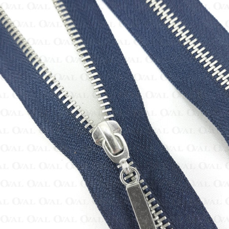 Zamki *5 metalowe 18cm /1szt granat 5529