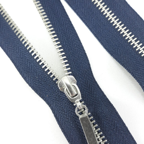 Zamki *5 metalowe 18cm /1szt granat 5529 - 28940