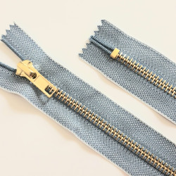 Zamki *5 metalowe 16cm /1szt jeans 5530