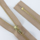Zamki *5 metalowe 16cm /1szt capucino 5532