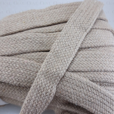 Sznurek bawełniany płaski 18mm/25mb 5535