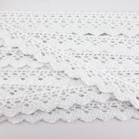 Koronka bawełniana ząbek S 16mm / 20yard ecru 3098 - 29011