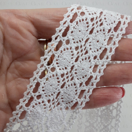 Cotton lace 40 mm/1 or 25 yards 1984