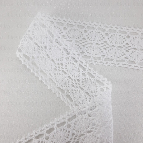 Cotton lace 40 mm/1 or 25 yards 1984