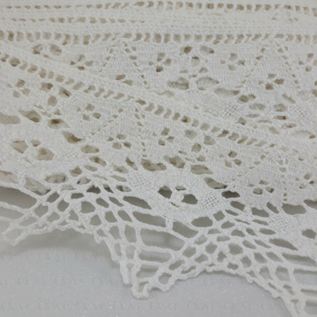 Koronka bawełniana 80mm/1 yard  3372