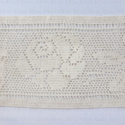 Koronka bawełniana 85mm/1 yard ecru 3167 Koronka bawełniana 85mm/1 yard ecru 3167