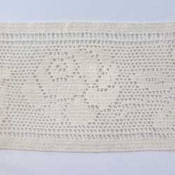 Koronka bawełniana 85mm/1 yard ecru 3167