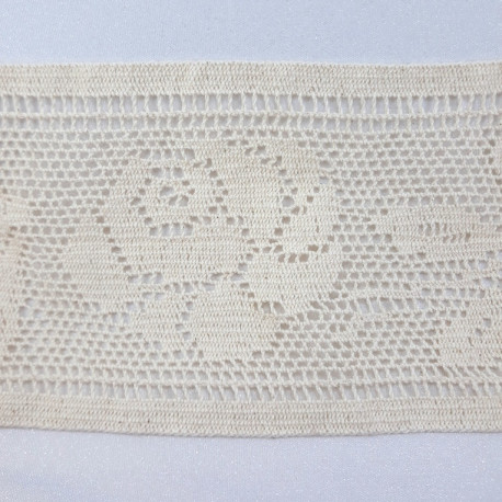 Koronka bawełniana 85mm/1 yard ecru 3167 - 29031