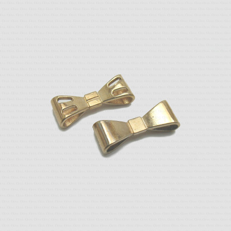 Aplikacja metalowa - Kokardka do przyszycia nr. 983