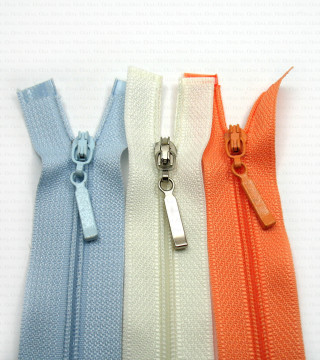 3 separable zips 45cm 1551