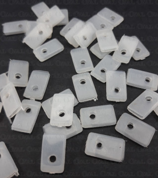 Końcówki do fiszbin  8mm/100szt białe 5553