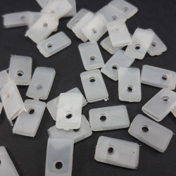 Końcówki do fiszbin 8mm/100szt białe 5553