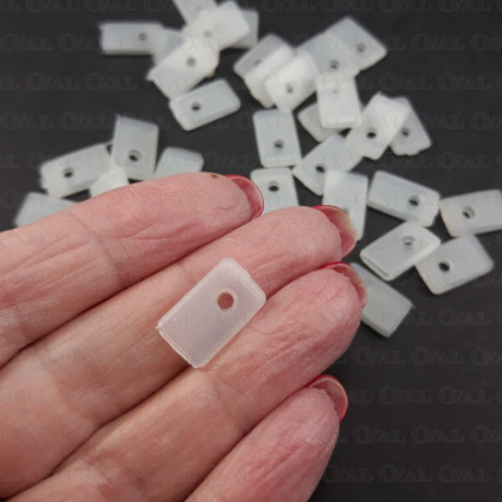 Końcówki do fiszbin  8mm/100szt białe 5553