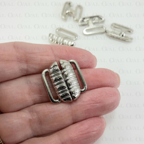 Zapięcie metalowe 15mm/100szt 5563