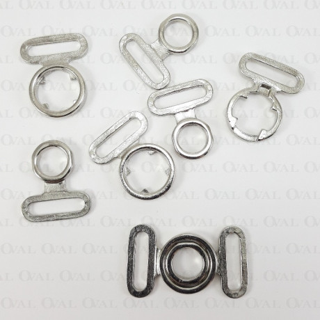 Zapięcie metalowe 15mm/100szt 5564