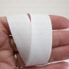 Taśma bawełniana płócienna 19mm / 50m  biała 5565