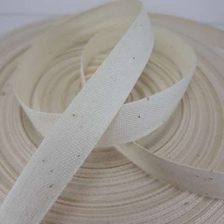 Taśma bawełniana płócienna 13mm / 50m natural 5565 - 29161