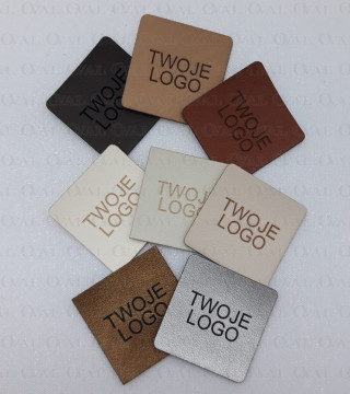 Naszywki 20szt kwadrat z Twoim Logo  5571