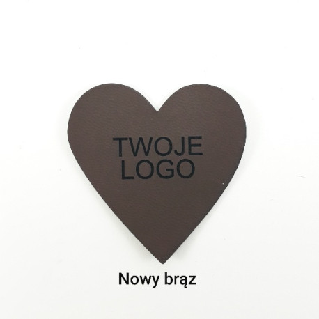 Naszywki 20szt, serce z Twoim logo 5572 - 29188
