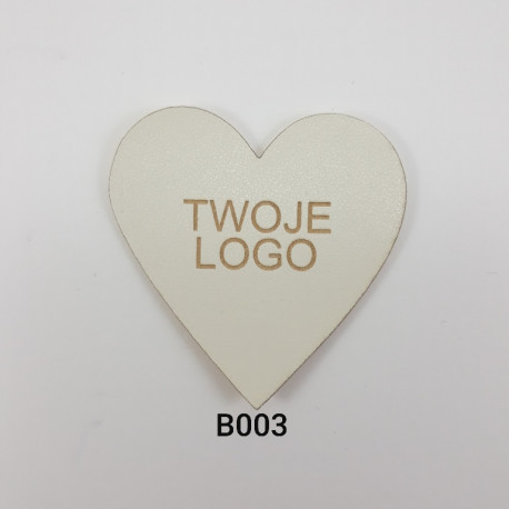 Naszywki 20szt, serce z Twoim logo 5572 - 29189