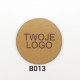 Naszywki kółko z Twoim logo, 20szt 5573