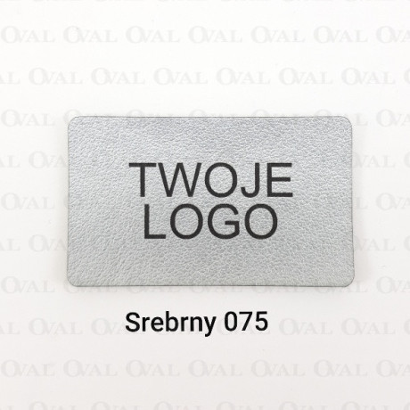 Naszywki prostokąt z Twoim logo, 20szt 5574