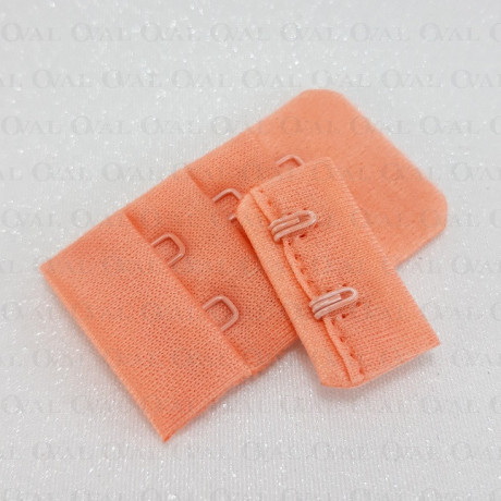 Zapięcie do biustonosza 30mm/ 1,10 lub 100szt morela 5575