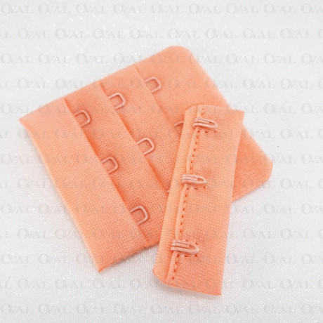 Zapięcie do biustonosza  50mm/1,10 lub 100szt morela 5576