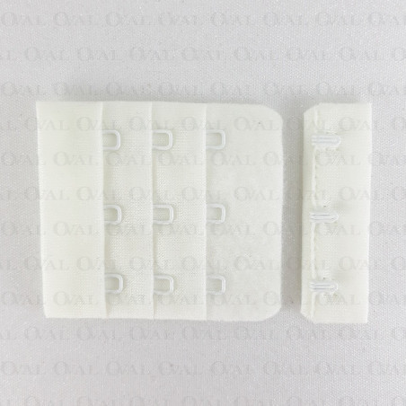 Zapięcie do biustonosza  50mm/1,10 lub 100szt śmietana 5582