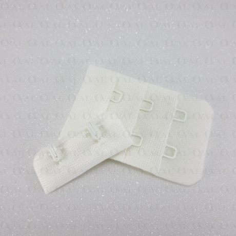 Zapięcie do biustonosza 30mm/ 1,10 lub 100szt szaro -brązowy 5579