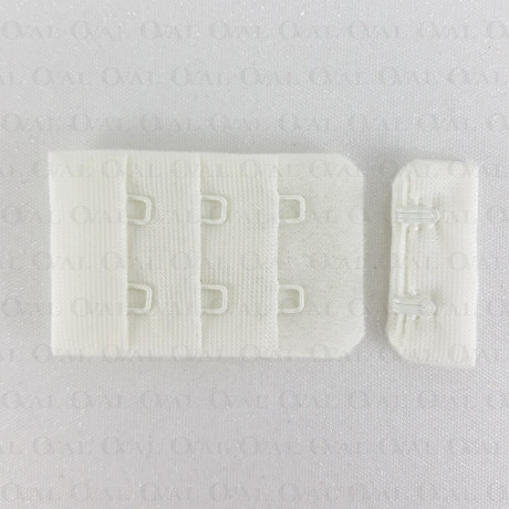 Zapięcie do biustonosza 30mm/ 1,10 lub 100szt szaro -brązowy 5579