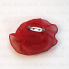 Chiffon Rose Brooch approx. 55mm no. 253