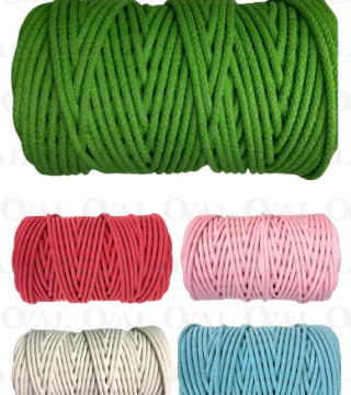 Sznurek bawełniany do szycia 5mm/100m sztywny   5472