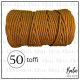 Sznurek bawełniany do szycia 5mm/100m sztywny 5472