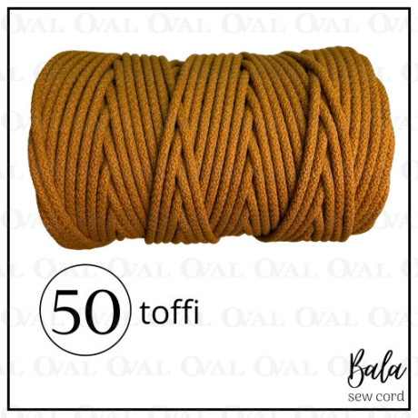 Sznurek bawełniany do szycia 5mm/100m sztywny   5472