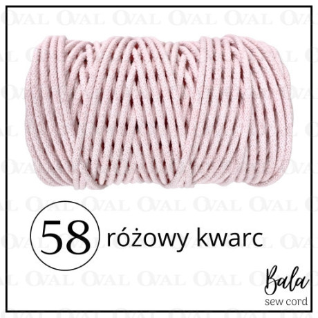 Sznurek bawełniany do szycia 5mm/100m sztywny   5472