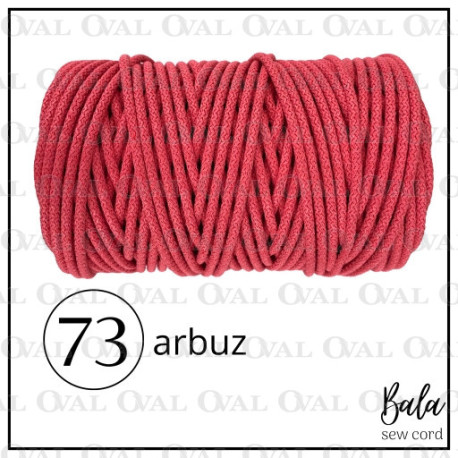 Sznurek bawełniany do szycia 5mm/100m sztywny 5472 - 29303