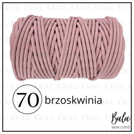 Sznurek bawełniany do szycia 5mm/100m sztywny   5472
