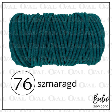 Sznurek bawełniany do szycia 5mm/100m sztywny 5472 - 29308